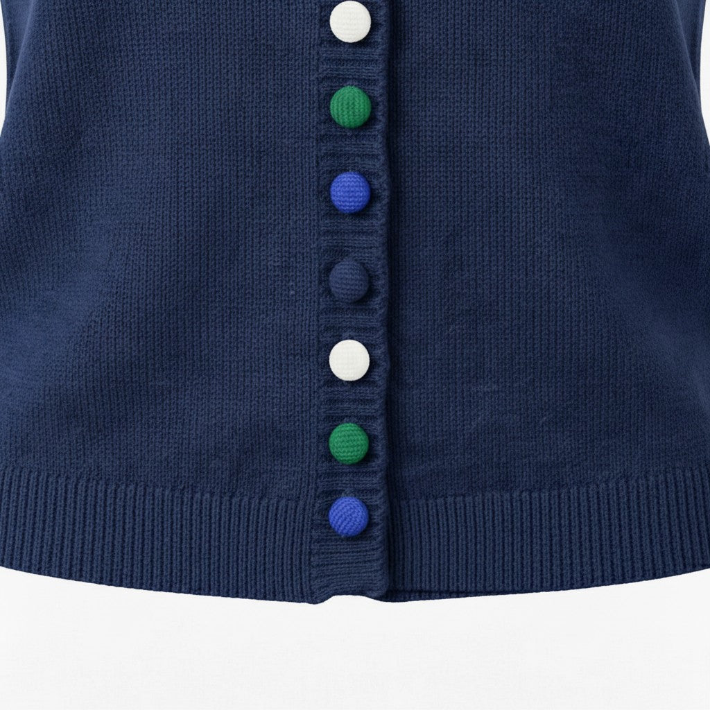 Alice Collins - Cindy Waistcoat - Rich Navy - 037A124 - Wildvine Clothing, Spalding, Lincolnshire