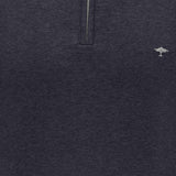 Fynch-Hatton - Mens Knitwear - Zip Troyer - Navy - Wildvine Clothing, Spalding, Lincolnshire