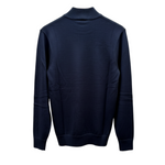 Gabicci Vintage - Naxton Knitted Quater Zip Sweater - Navy - V57GK15 - Wildvine Clothing, Spalding, Lincolnshire