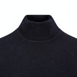 Fynch-Hatton - Mens Knitwear - Rollneck, Merino - Navy 690 - Wildvine Clothing, Spalding, Lincolnshire