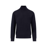 Fynch-Hatton - Mens Knitwear - Rollneck, Merino - Navy 690 - Wildvine Clothing, Spalding, Lincolnshire