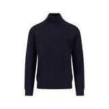 Fynch-Hatton - Mens Knitwear - Rollneck, Merino - Navy 690 - Wildvine Clothing, Spalding, Lincolnshire