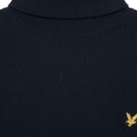 Lyle & Scott - Mens Cotton Merino Turtleneck Jumper - Dark Navy Z271 - Wildvine Clothing, Spalding, Lincolnshire