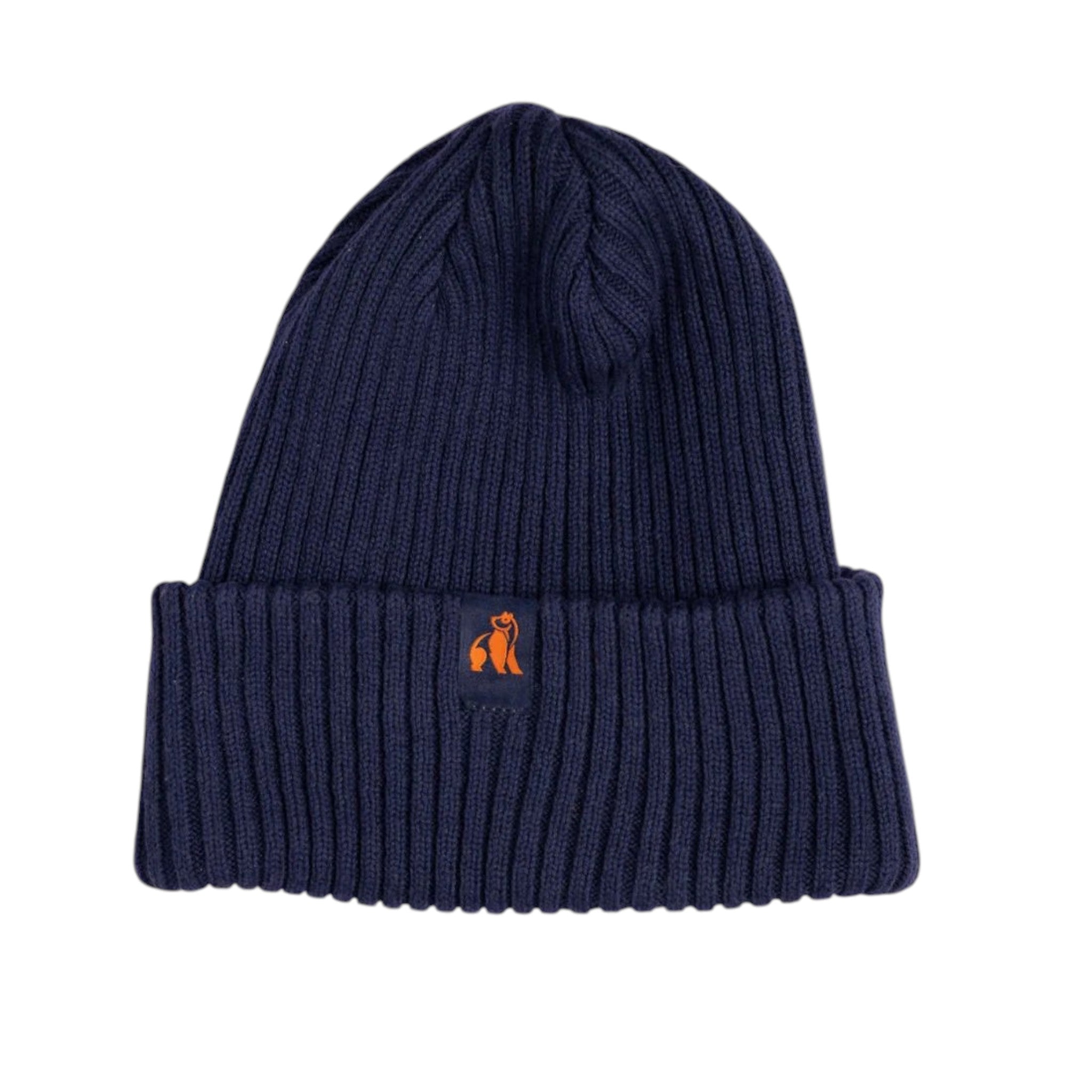 Swole Panda - Mens Organic Cotton Beanie - Navy - Wildvine Clothing, Spalding, Lincolnshire