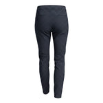Pinnns - Ladies - Slim Leg Bengaline Ankle Grazer With Back Split - Navy Polkadot 302CT - Wildvine Clothing, Spalding, Lincolnshire