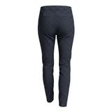 Pinnns - Ladies - Slim Leg Bengaline Ankle Grazer With Back Split - Navy Polkadot 302CT - Wildvine Clothing, Spalding, Lincolnshire