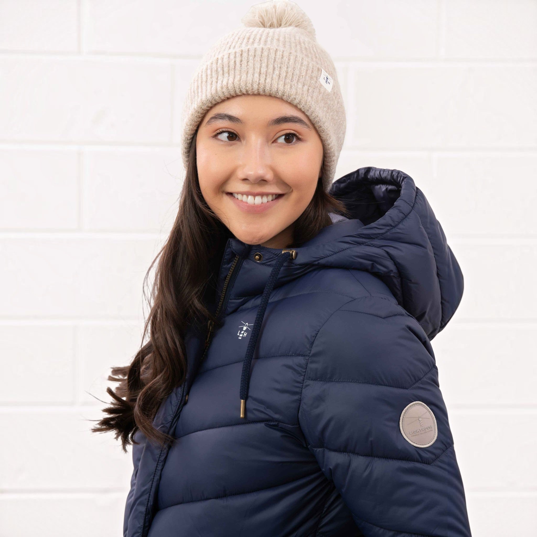 Lighthouse - Ladies Laurel Coat - Navy - Wildvine Clothing, Spalding, Lincolnshire