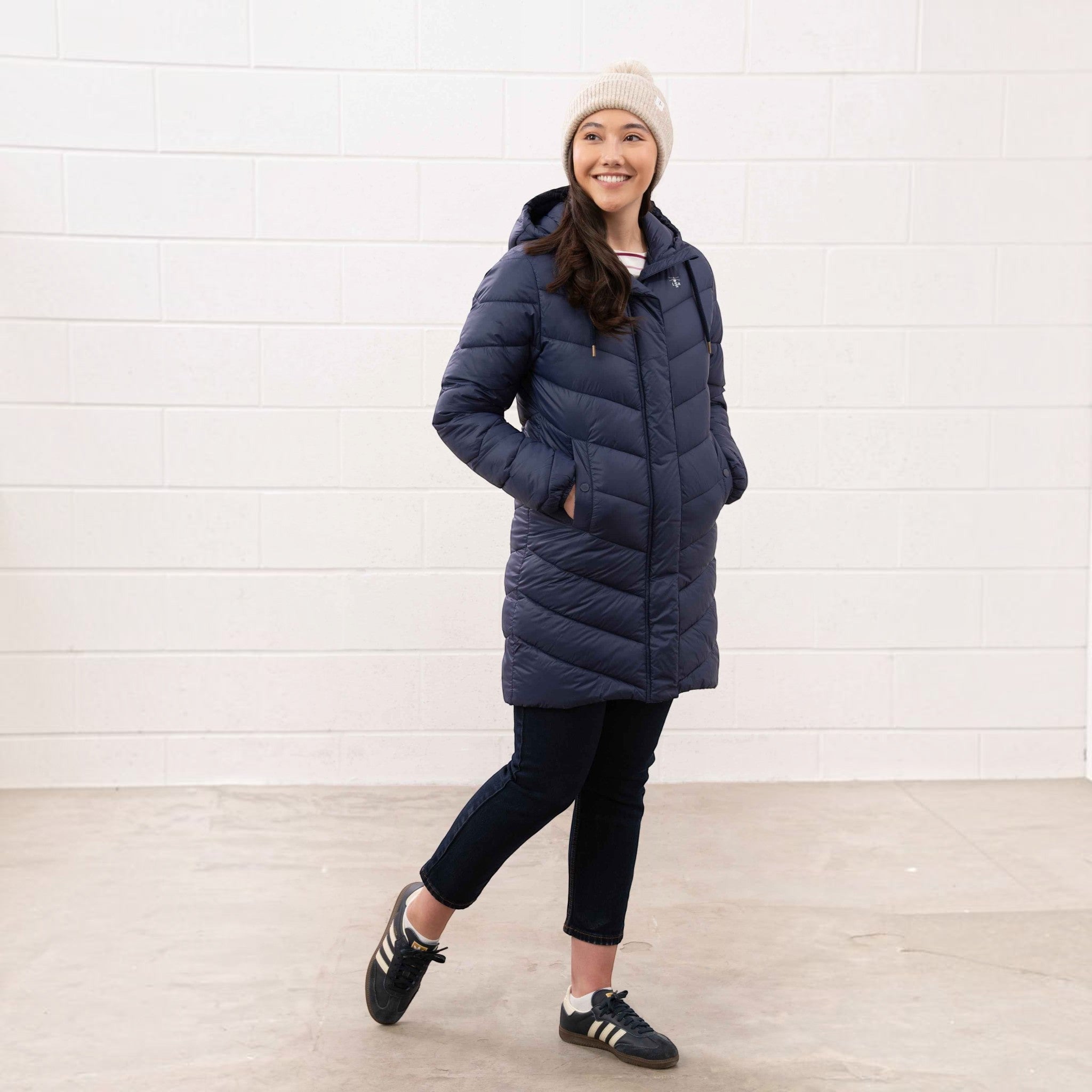 Lighthouse - Ladies Laurel Coat - Navy - Wildvine Clothing, Spalding, Lincolnshire