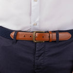 Dents - Mens Belt - Stretch Elastic Webbing Belt - Navy - Wildvine Clothing, Spalding, Lincolnshire