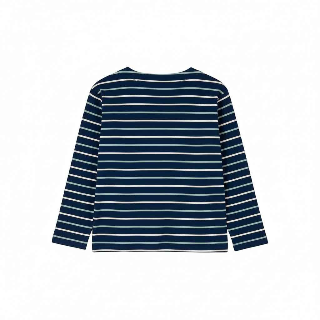 Lighthouse - Ladies Causeway II Top - Navy Cream/Sage Stripe - Wildvine Clothing, Spalding, Lincolnshire