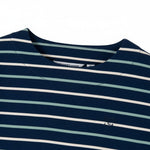 Lighthouse - Ladies Causeway II Top - Navy Cream/Sage Stripe - Wildvine Clothing, Spalding, Lincolnshire
