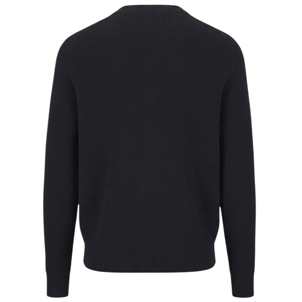 Fynch-Hatton - Mens Knitwear - Super Structure / Super Soft - O'Neck - Navy 1609208 690 - Wildvine Clothing, Spalding, Lincolnshire