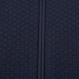 Fynch-Hatton - Mens Knitwear - Cardigan Stand-Up Strucutre - Navy 690 - Wildvine Clothing, Spalding, Lincolnshire