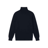 Lyle & Scott - Mens Cotton Merino Turtleneck Jumper - Dark Navy Z271 - Wildvine Clothing, Spalding, Lincolnshire