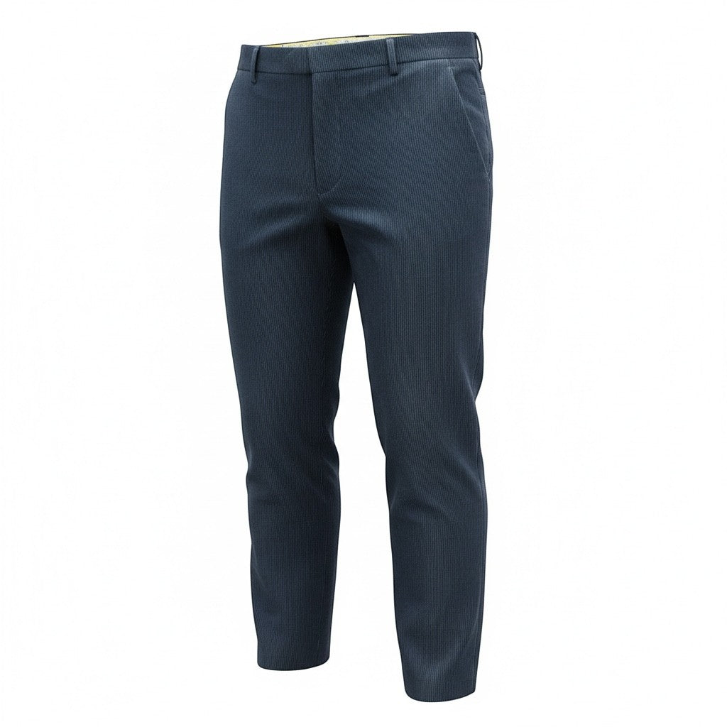 MEYER Roma - Mens Trousers – 2-390 18 - Exclusive Stretch Woolcord - Navy - Wildvine Clothing, Spalding, Lincolnshire