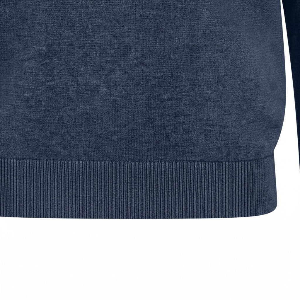 Fynch-Hatton - Mens Knitwear - O-Neck, Superfine - Night - Wildvine Clothing, Spalding, Lincolnshire