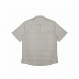 Gurteen - Mens - Seville - Modern Fit / Short Sleeved - Oatmeal Check 805 - Wildvine Clothing, Spalding, Lincolnshire