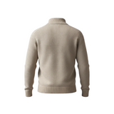 Jackdaw - Mens Ruben 1/4 Zip Jumper - Oatmeal - Wildvine Clothing, Spalding, Lincolnshire
