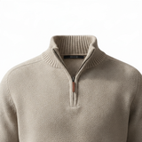 Jackdaw - Mens Ruben 1/4 Zip Jumper - Oatmeal - Wildvine Clothing, Spalding, Lincolnshire