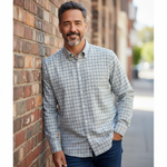 Gurteen - Mens - Shirt - Cumbria - Modern Fit / LS - Olive Check 56002 624 - Wildvine Clothing, Spalding, Lincolnshire