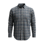 Gurteen - Mens - Shirt - Virginia - Modern Fit / LS - Olive Check 51051 624 - Wildvine Clothing, Spalding, Lincolnshire