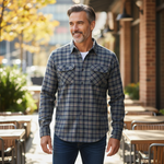 Gurteen - Mens - Shirt - Virginia - Modern Fit / LS - Olive Check 51051 624 - Wildvine Clothing, Spalding, Lincolnshire