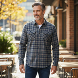 Gurteen - Mens - Shirt - Virginia - Modern Fit / LS - Olive Check 51051 624 - Wildvine Clothing, Spalding, Lincolnshire