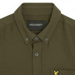 Lyle & scott - Mens Plain Flannel Shirt - Deep Depths X848 / XL - Wildvine Clothing, Spalding, Lincolnshire