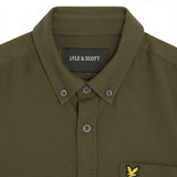Lyle & scott - Mens Plain Flannel Shirt - Deep Depths X848 / XL - Wildvine Clothing, Spalding, Lincolnshire