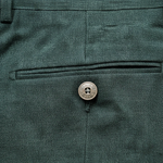 Gurteen - Mens - 100% Linen Trousers - Lynton - Olive - 1852-024 - Wildvine Clothing, Spalding, Lincolnshire