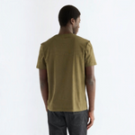 Wrangler Mens – T-Shirt - Americana - Olive Night - 112387023 - Wildvine Clothing, Spalding, Lincolnshire