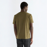 Wrangler Mens – T-Shirt - Americana - Olive Night - 112387023 - Wildvine Clothing, Spalding, Lincolnshire