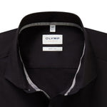 OLYMP - Mens Shirt - Level Five Body Fit -Black - Wildvine Clothing, Spalding, Lincolnshire