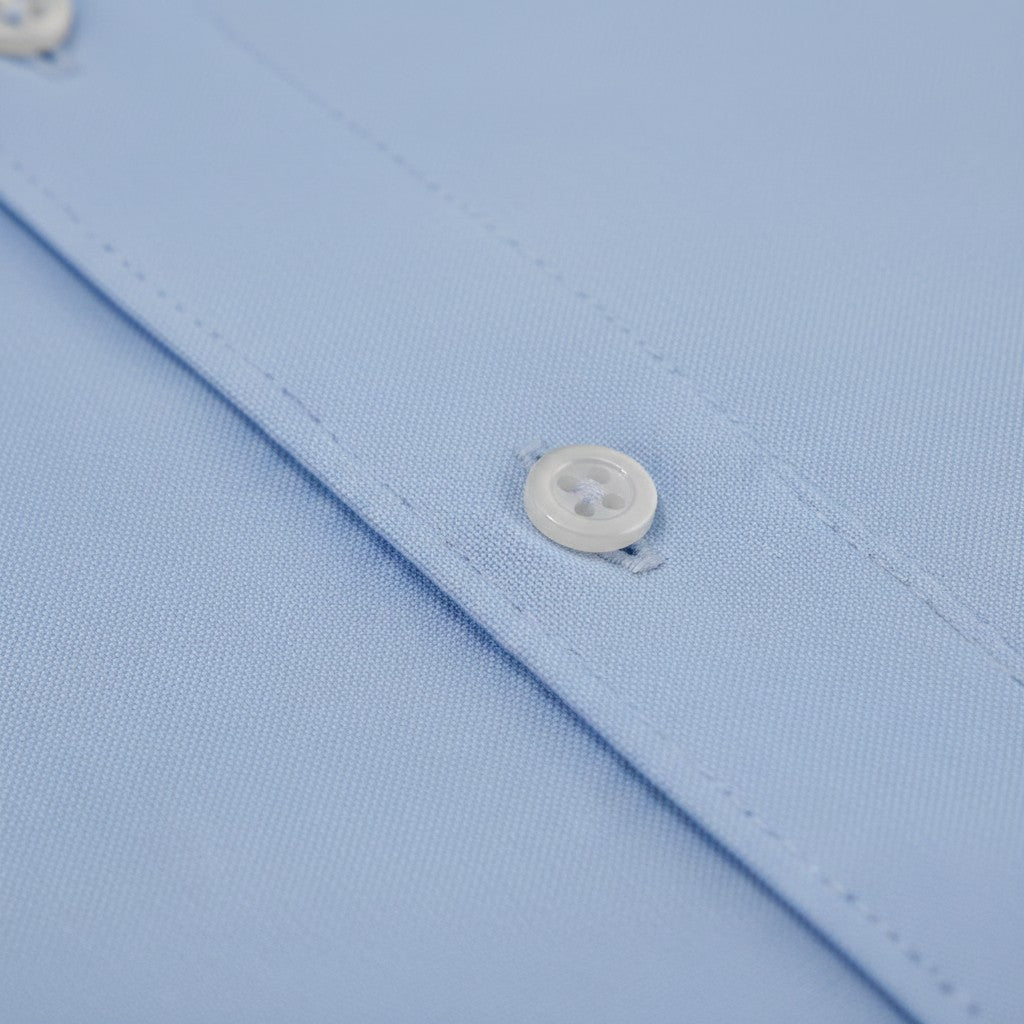 OLYMP - Mens Shirt - Luxor Modern Fit Shirt Plain Blue - Wildvine Clothing, Spalding, Lincolnshire