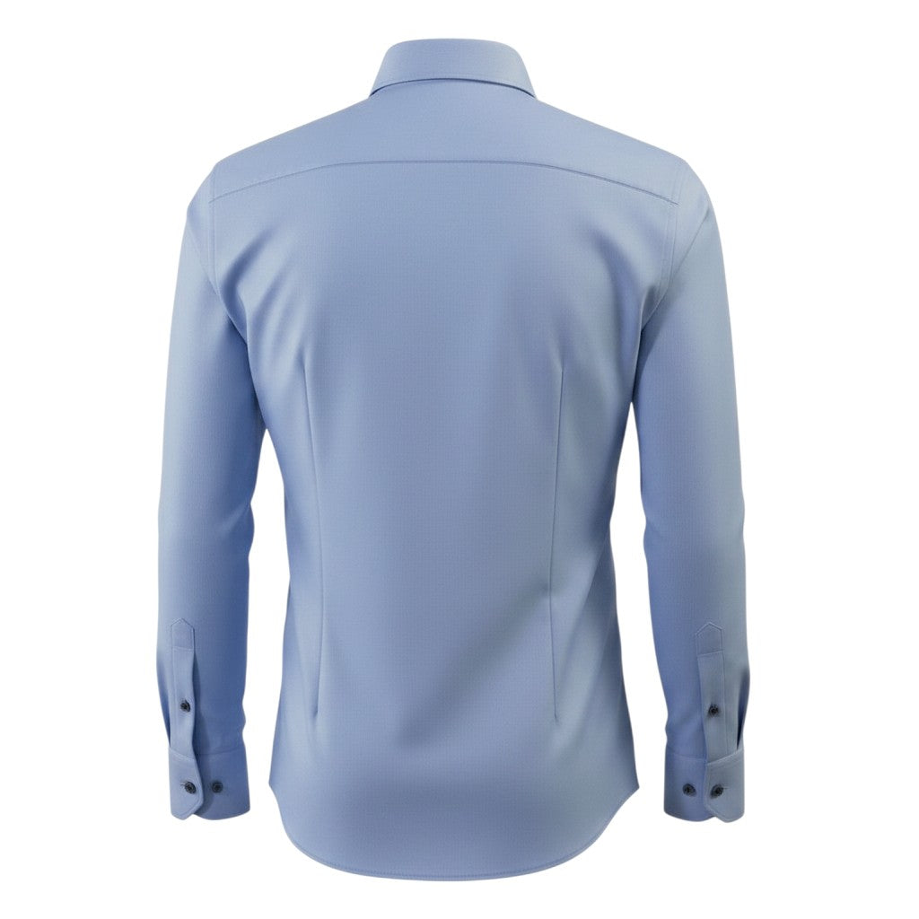 OLYMP - Mens Shirt - Level Five Body Fit -Blue - Wildvine Clothing, Spalding, Lincolnshire