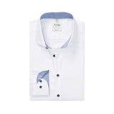 OLYMP - Mens Shirt - Level Five Body Fit -White - Wildvine Clothing, Spalding, Lincolnshire