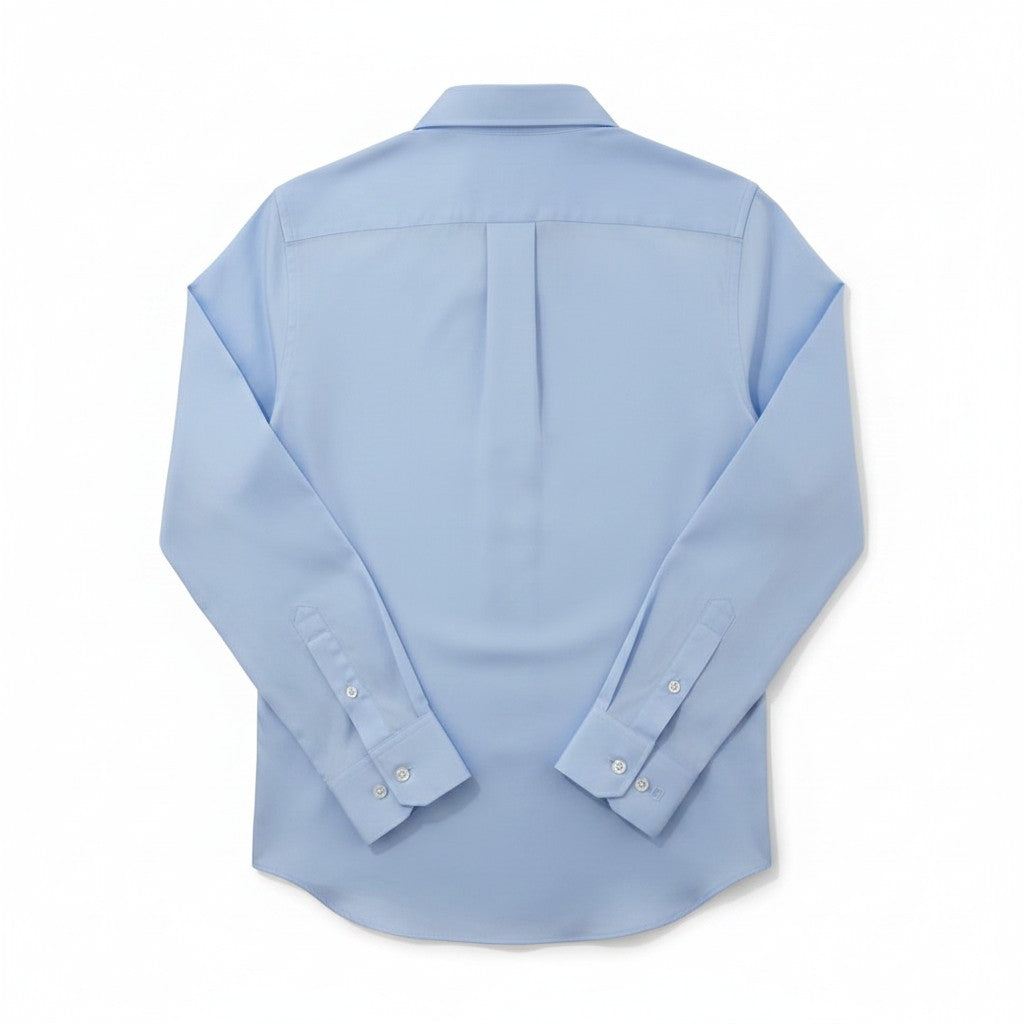 OLYMP - Mens Shirt - Luxor Modern Fit Shirt Plain Blue - Wildvine Clothing, Spalding, Lincolnshire