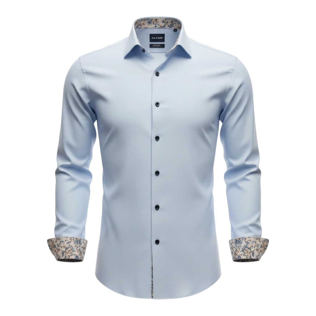 OLYMP - Mens Shirt - Luxor Modern Fit - Global Kent - Sky Blue - 133824 74 - Wildvine Clothing, Spalding, Lincolnshire
