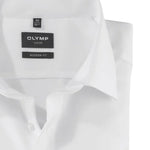 OLYMP - Mens Shirt - Luxor Modern Fit Shirt Plain White - Wildvine Clothing, Spalding, Lincolnshire