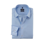 OLYMP - Mens Shirt - Luxor Modern Fit Shirt Plain Blue - Wildvine Clothing, Spalding, Lincolnshire