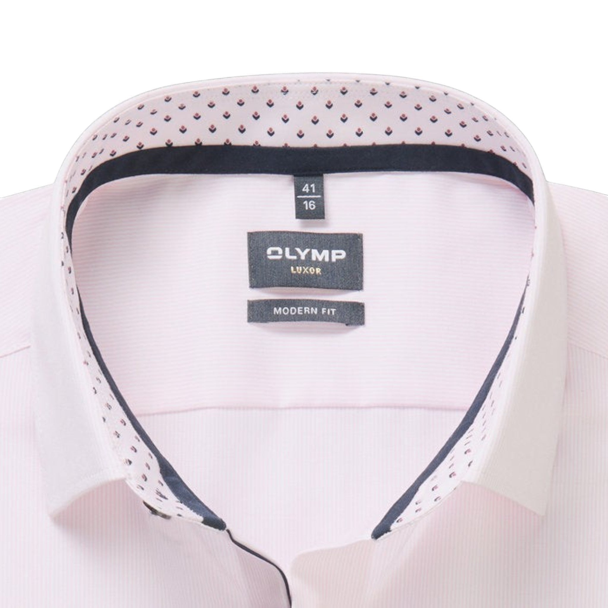 Olymp - Mens shirt - Modern Fit Dress Shirt - Light Rose - Wildvine Clothing, Spalding, Lincolnshire