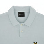 Lyle & Scott - Mens Cotton Short Sleeve Knitted Polo - Opal Blue - KN2412V W596 - Wildvine Clothing, Spalding, Lincolnshire