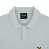 Lyle & Scott - Mens Cotton Short Sleeve Knitted Polo - Opal Blue - KN2412V W596 - Wildvine Clothing, Spalding, Lincolnshire