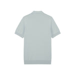 Lyle & Scott - Mens Cotton Short Sleeve Knitted Polo - Opal Blue - KN2412V W596 - Wildvine Clothing, Spalding, Lincolnshire