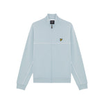 Lyle & Scott - Mens Piped Full Zip Track Top - Opal Blue - ML2507V W596 - Wildvine Clothing, Spalding, Lincolnshire