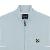 Lyle & Scott - Mens Piped Full Zip Track Top - Opal Blue - ML2507V W596 - Wildvine Clothing, Spalding, Lincolnshire