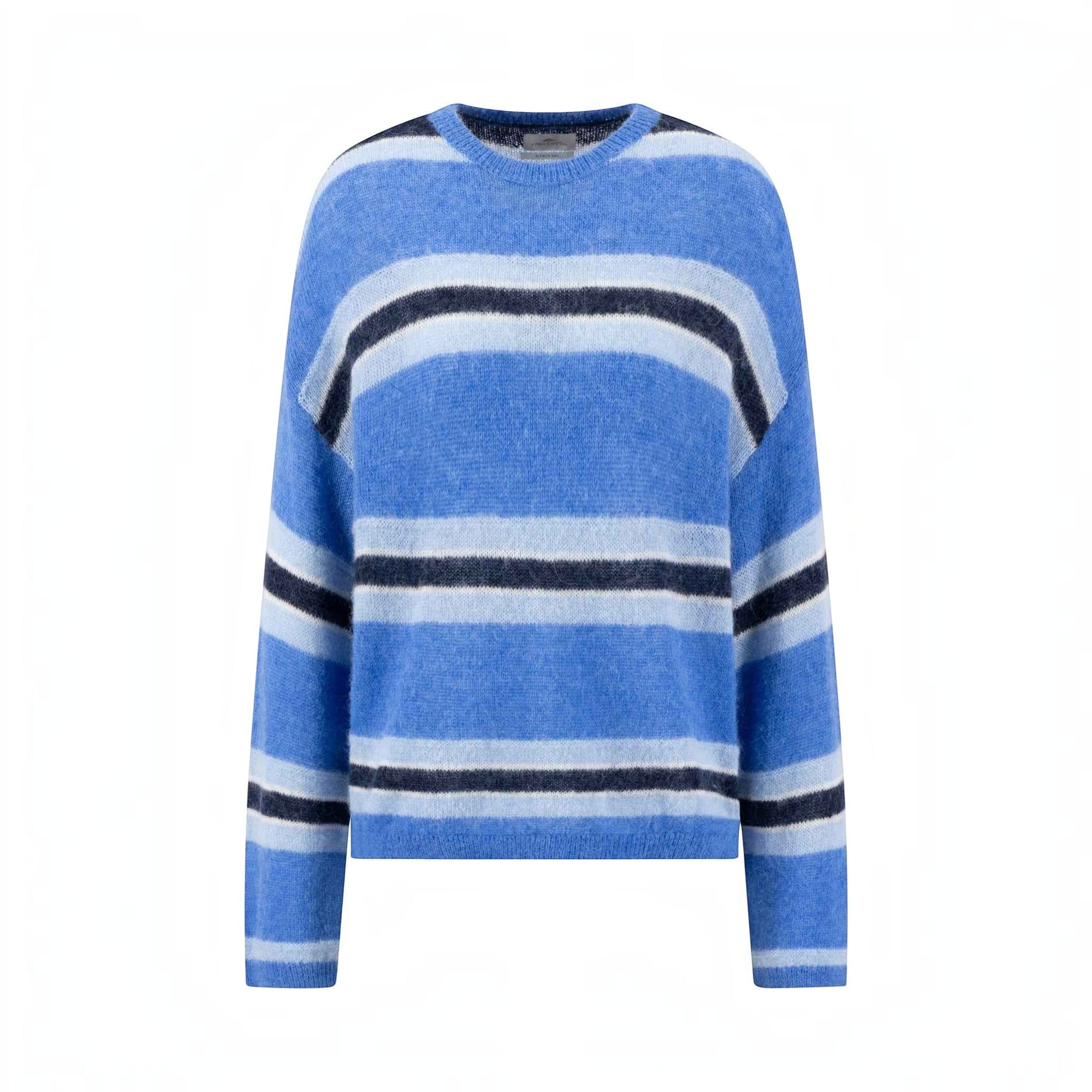 Fynch-Hatton - Ladies - Knitted Sweater - Alpaca & Sheep Wool - Pacific Blue - 26087712 651 - Wildvine Clothing, Spalding, Lincolnshire