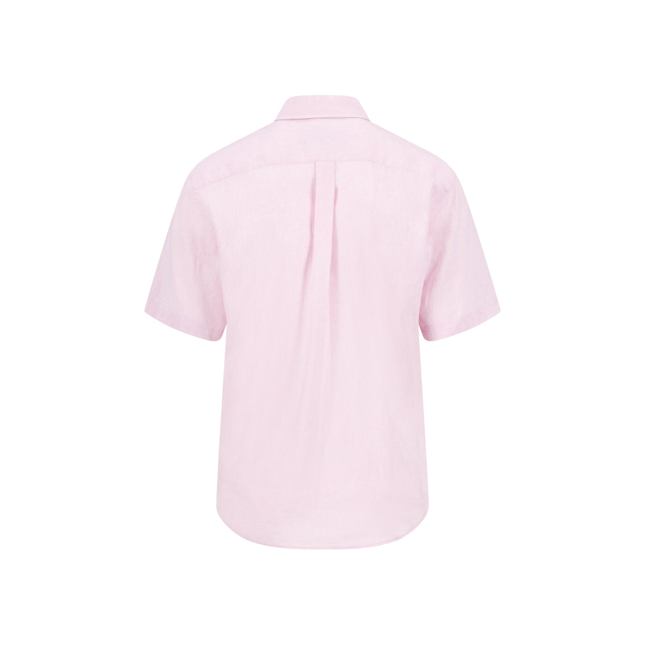 Fynch-Hatton Men's Summer Linen Short Sleeve Casual Shirt - Pastel Pink - Wildvine Clothing, Spalding, Lincolnshire