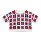 Wild Flower - Ladies - Patchwork Crochet Boxy Top - Wildvine Clothing, Spalding, Lincolnshire