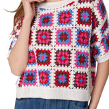 Wild Flower - Ladies - Patchwork Crochet Boxy Top - Wildvine Clothing, Spalding, Lincolnshire